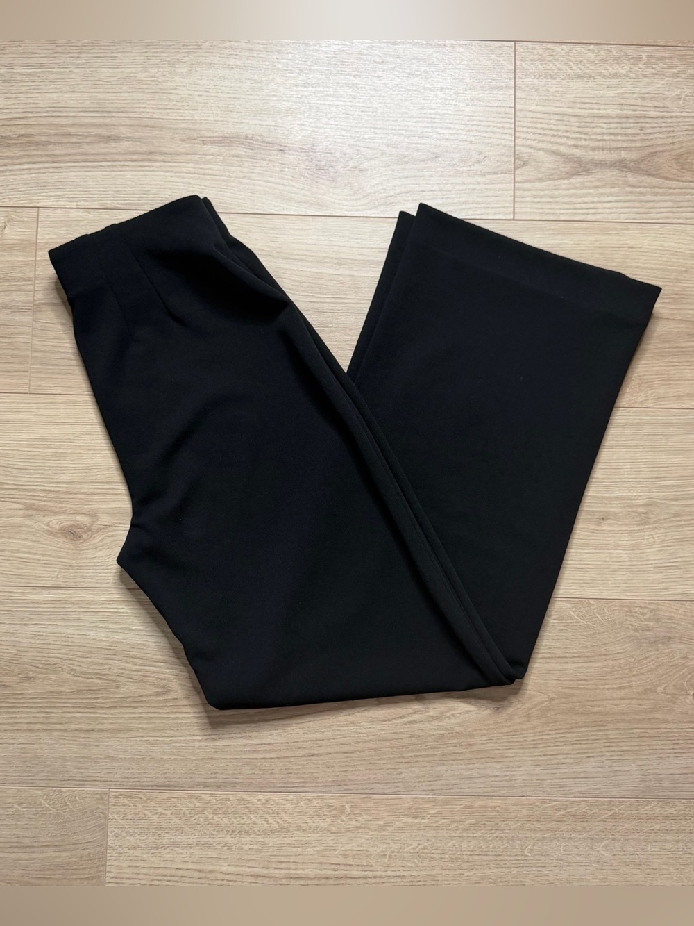 White House Black Market Black Wide-Leg Pull-On Pants Size 2 - Picture 5 of 6
